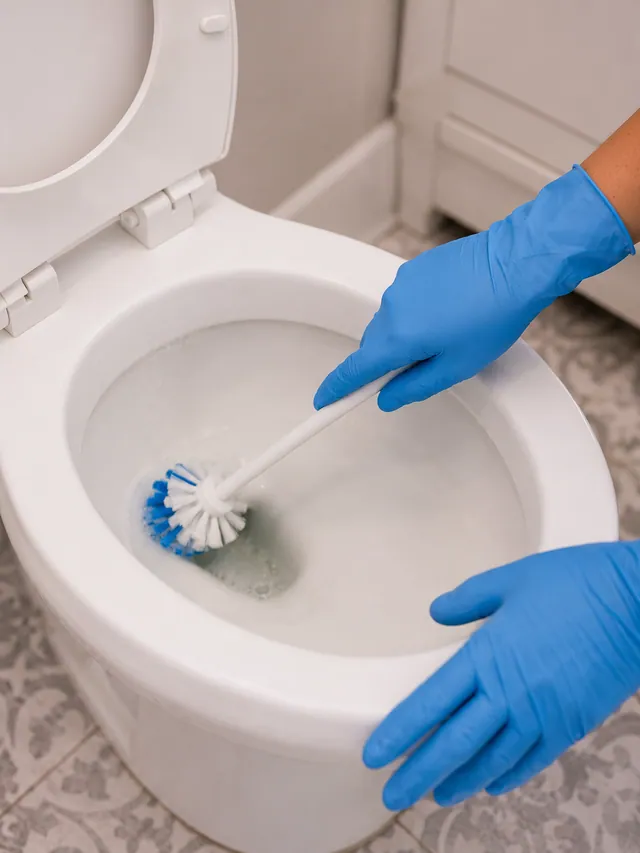 Clean bathroom